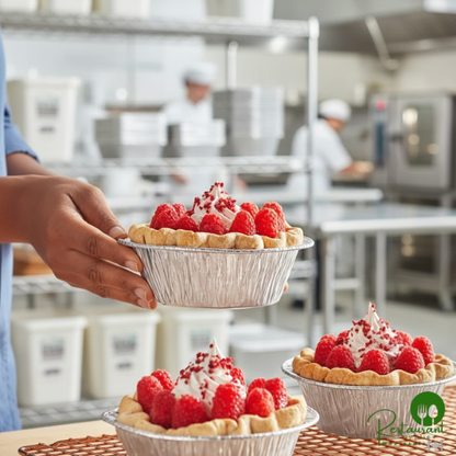 5 3/4" x 1 13/16" Extra Deep Foil Pie Pan By Prime - 1,000/Case