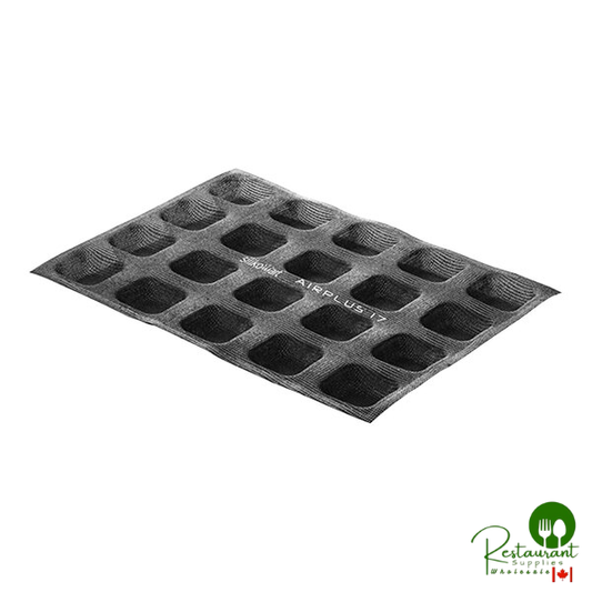 Silikomart Air Plus 20 Compartment Square Silicone Baking Mold - 2" x 2" x 3/4" Cavities AIR PLUS 17 - 2/Set