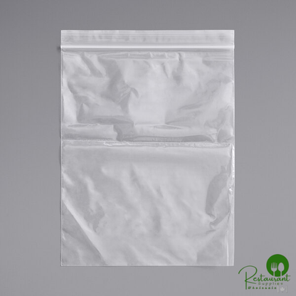 20" x 24" 2 Mil Clear LDPE Zip Top Bag By Prime - 500/Case