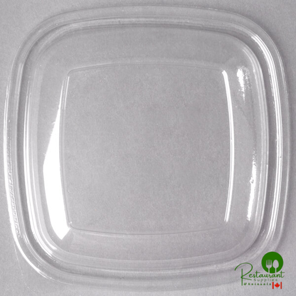 Sabert 52800B300 Bowl2 Clear Dome Lid for 24, 32, and 48 oz. Square Bowls - 300/Case