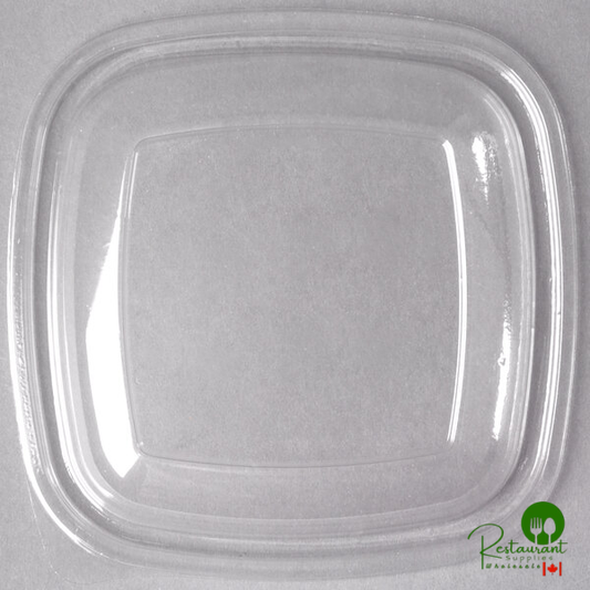 Sabert 52800B300 Bowl2 Clear Dome Lid for 24, 32, and 48 oz. Square Bowls - 300/Case | Canada
