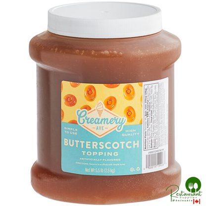 Creamery Ave. Butterscotch Dessert / Sundae Topping 1/2 Gallon - 6/Case