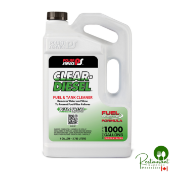 POWER SERVICE CLEAR DIESEL FUEL & TANK CLEANER 9250-02 – 2.5 GALLON JUG – SINGLE