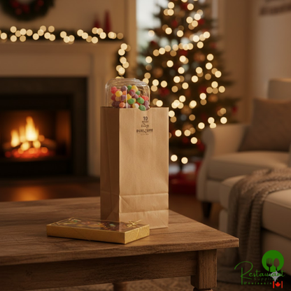 Duro Husky Dubl Life 10 lb. Heavy Duty Natural Kraft Bag - 400/Bundle