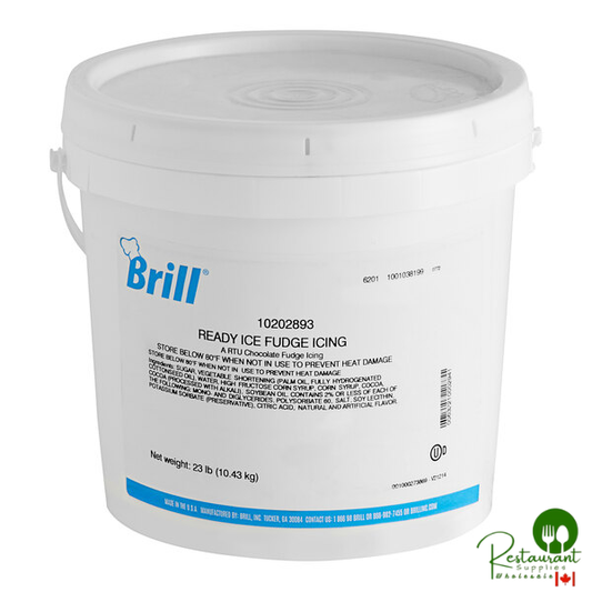 Brill Ready Ice Fudge Icing 23 lb.
