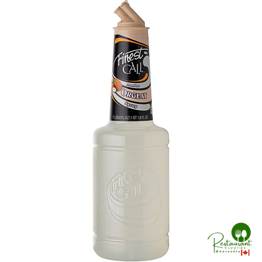 Finest Call 1 Liter Premium Orgeat (Almond) Syrup - 12/Case