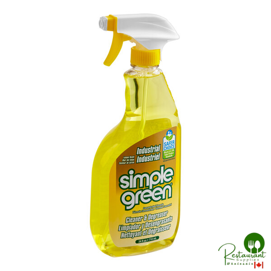 Simple Green 3010001214002 24 oz. Lemon Scent Concentrated Industrial Cleaner and Degreaser - 12/Case