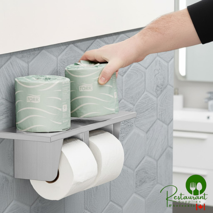 Tork Universal T24 4" x 3 3/4" Individually Wrapped 2-Ply Standard 500 Sheet Toilet Paper Roll - 96/Case