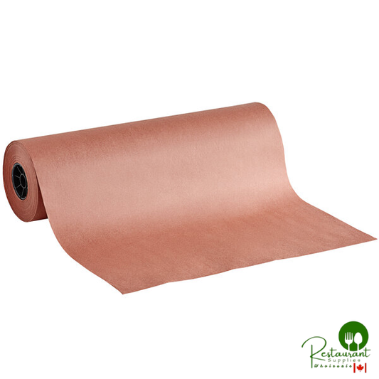 24" x 700' 40 lb. Pink / Peach Void Fill Packing Paper Roll By Prime
