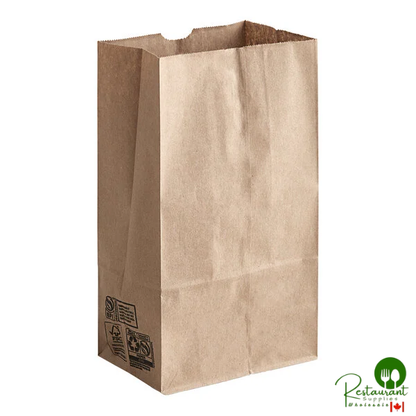 Duro 6 lb. Natural Kraft Paper Bag - 500/Bundle