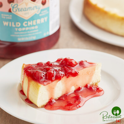 Creamery Ave. Cherry Dessert / Sundae Topping 1/2 Gallon - 6/Case