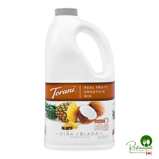 Torani 64 fl. oz. Pina Colada Fruit Smoothie Mix - 6/Case