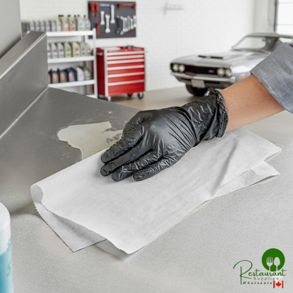 WypAll® X60 12 1/2" x 12 1/4" White Wiper 34955 - 1,100/Roll