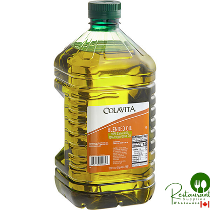 Colavita 90% Canola Oil and 10% Olive Oil Blend 1 Gallon - 6/Case