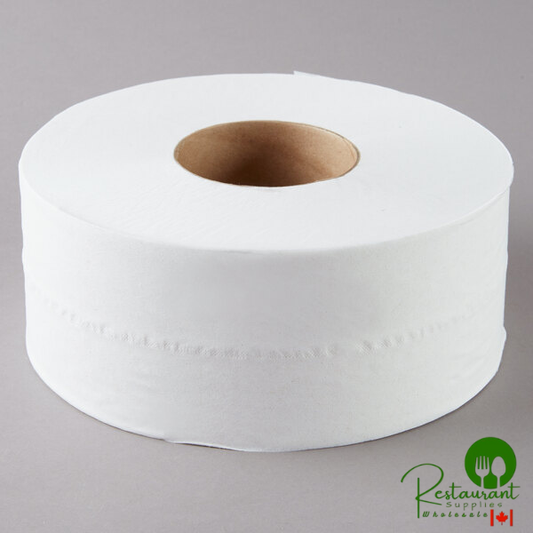 Merfin 162 Universal 2-Ply Jumbo 1000' Toilet Paper Roll with 9" Diameter - 12/Case