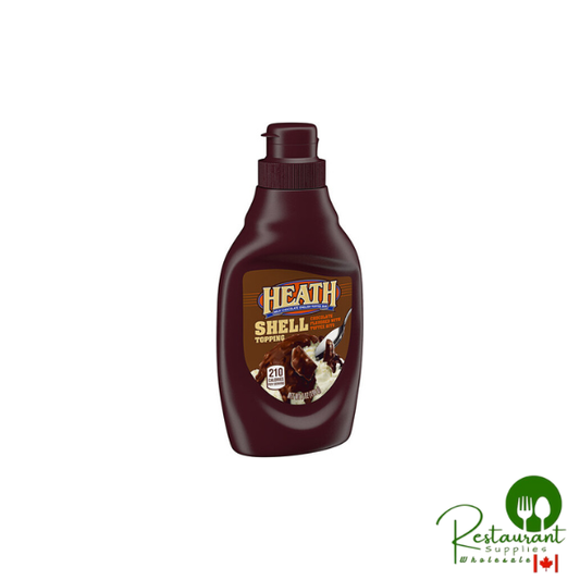 HEATH 7.25 fl. oz. Chocolate Flavored Shell Topping with Toffee Bits - 6/Case