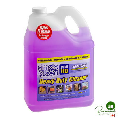 Simple Green Pro HD 2110000413421 1 Gallon Concentrated Heavy-Duty Cleaner and Degreaser - 4/Case