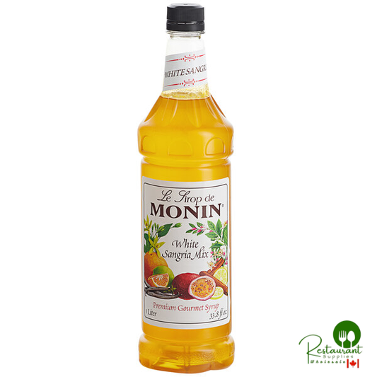 Monin Premium White Sangria Mix 1 Liter - 4/Case