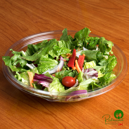 Sabert 13032A100 FreshPack 32 oz. Clear PET Round Shallow Bowl - 100/Case