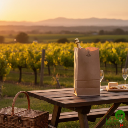 Duro Husky Dubl Life 20 lb. Heavy Duty Natural Kraft Bag - 400/Bundle