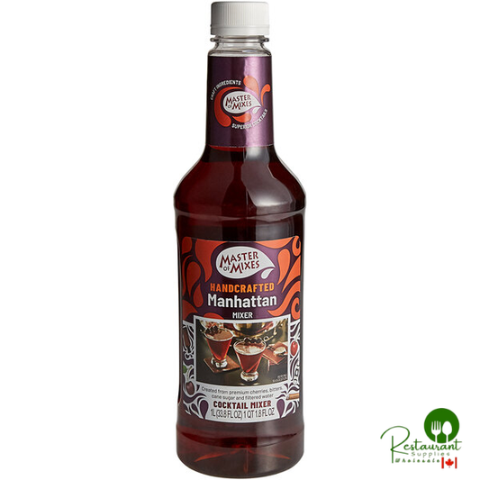 Master of Mixes 1 Liter Manhattan Martini Mix - 12/Case