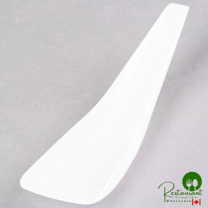Fineline Tiny Temptations 5" Tiny Tensils Disposable Black Plastic Spoon - 200/Case