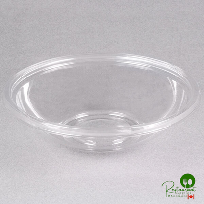 Sabert 13032A100 FreshPack 32 oz. Clear PET Round Shallow Bowl - 100/Case