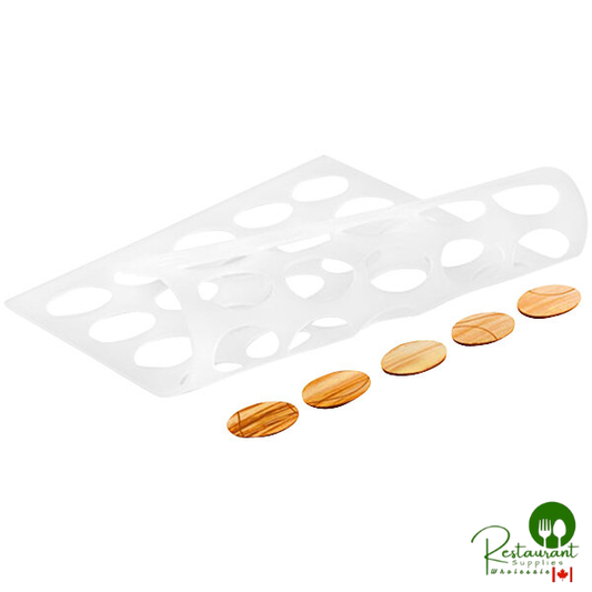 Silikomart CHABLON OVAL 26 Compartment Silicone Baking Mold - 15/16" x 1 5/16" Cavities - 2/Pack