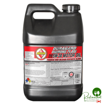 DURAGARD® DIAMOND PLATE® 5W30 HIGH MILEAGE SYN BLEND FORTIFIED WITH EXTRA ANTI WEAR ADDITIVES & SEAL CONDITIONER, GF-5/SN+ – 2.5 GALLON JUG – SINGLE