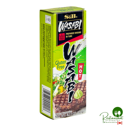 S&B Wasabi Paste 3.1 oz. - 10/Case