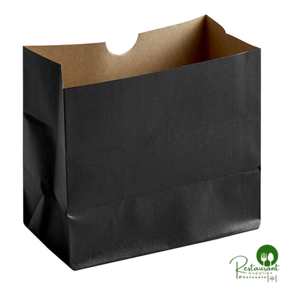 Metalcraft SBB4 Black 4 1/4" x 2 1/2" x 3 3/4" Mini Snack Bag by Prime - 250/Case