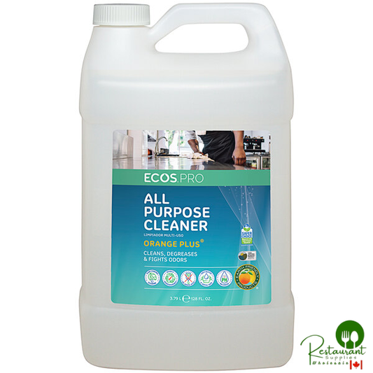ECOS PL9706/04 Pro 1 Gallon Orange Plus Scented All-Purpose Cleaner - 4/Case