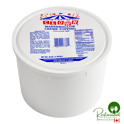 Clown Marshmallow Creme 1 Gallon - 6/Case