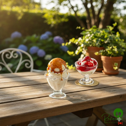 Creamery Ave. Premium Strawberry Dessert / Sundae Topping 1/2 Gallon - 6/Case