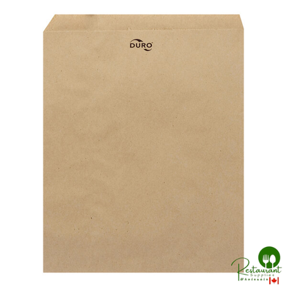 Duro 12" x 15" Brown Merchandise Bag - 1,000/Bundle