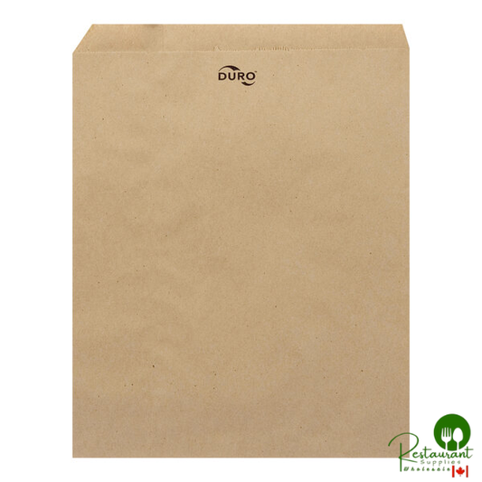Duro 12" x 15" Brown Merchandise Bag - 1,000/Bundle
