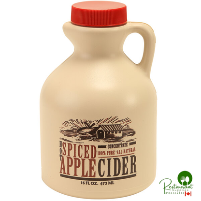 Mountain Cider Company 16 fl. oz. 100% Natural Spiced Apple Cider 7:1 Concentrate - 12/Case