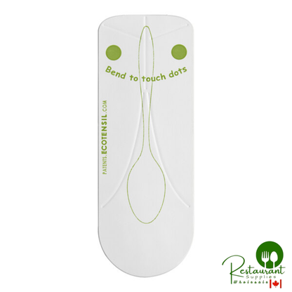 EcoTensil® EcoTaster® Mid GreenDot™ 3 3/4" Compostable Paperboard Tasting Spoon - 2,500/Case