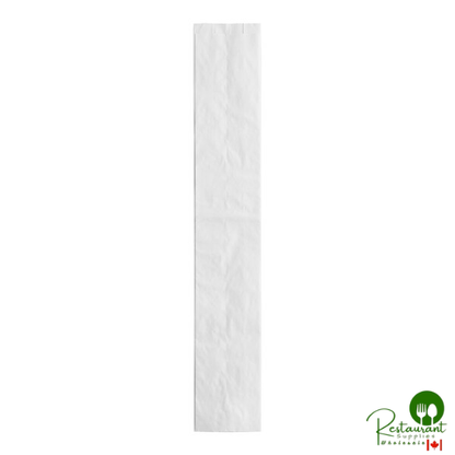 Bagcraft Packaging 300174 4 1/2" x 2 1/2" x 28" White Bread Bag - 1,000/Case
