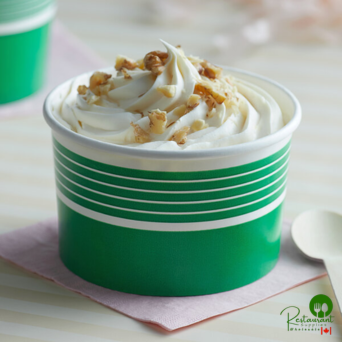 16 oz. Green Paper Frozen Yogurt / Soup / Food Cup By Prime - 1,000/Case