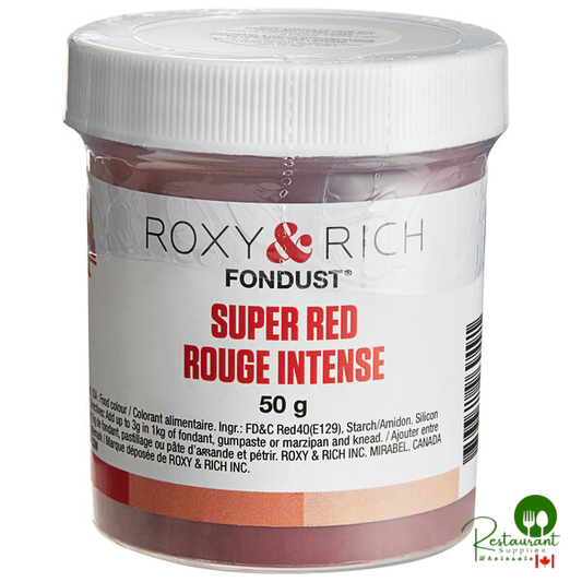 Roxy & Rich 50 Gram Super Red Fondust Hybrid Food Color