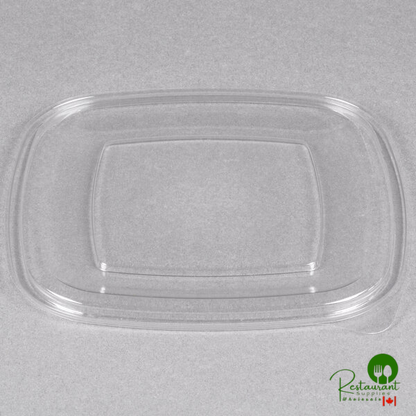 Sabert 51800B300 Bowl2 Clear Flat Lid for 24, 32, and 48 oz. Square Bowls - 300/Case