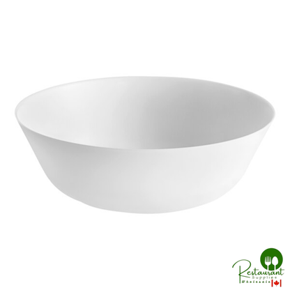 World Centric ZeroWare Reusable 20 oz. PLA White Bowl - 50/Case