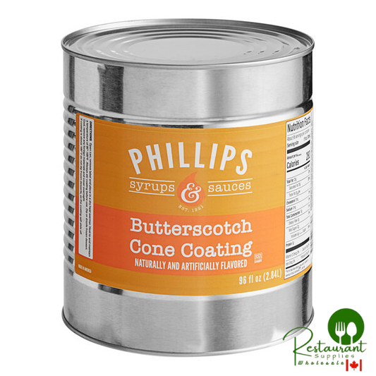 Phillips Butterscotch Ice Cream Shell Coating - #10 Can