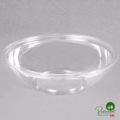 Sabert 13064A50 FreshPack 64 oz. Clear PET Round Shallow Bowl - 50/Case