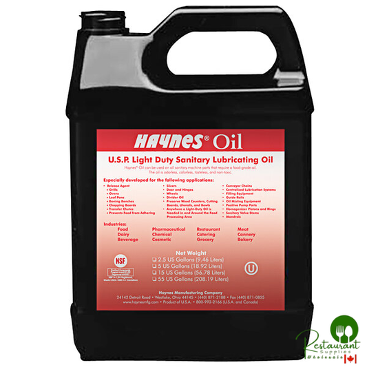Haynes 40 2.5 Gallon Light-Duty Sanitary Oil