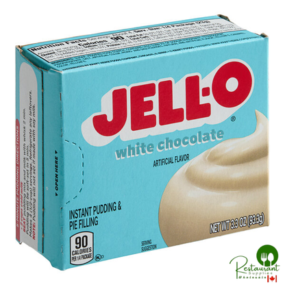 JELL-O Instant White Chocolate Pudding & Pie Filling Mix 3.3 oz. - 24/Case