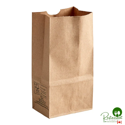 Duro Husky Dubl Life 2 lb. Heavy Duty Natural Kraft Bag - 400/Bundle