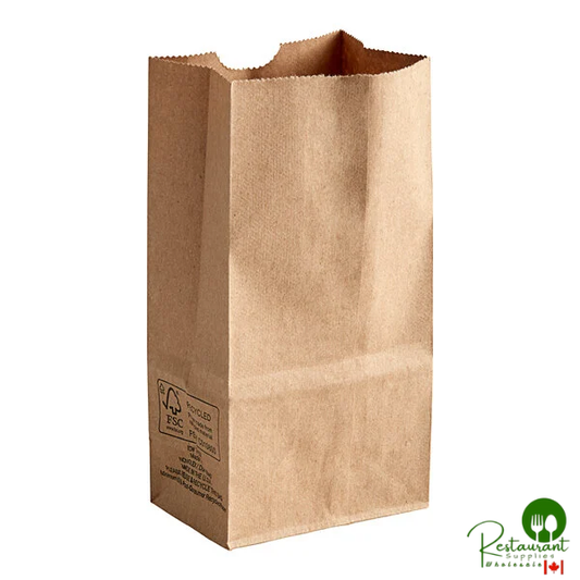 Duro Husky Dubl Life 2 lb. Heavy Duty Natural Kraft Bag - 400/Bundle