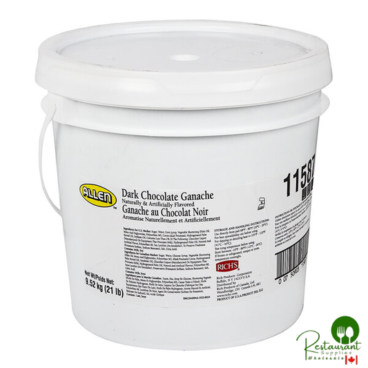 Rich's Dark Chocolate Ganache Icing - 21 lb. Pail